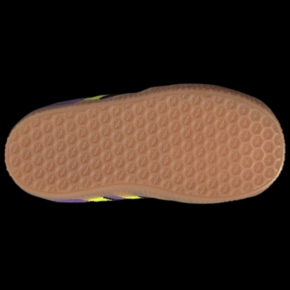 🆕 Adidas Gazelle Purple and Yellow Sneakers - Picture 7 of 9